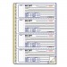 Rediform 8L810 Money Receipt Book, 7 x 2 3/4, Carbonless Duplicate, Twin Wire, 300 Sets/Book RED8L810