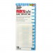 Redi-Tag 31000 Side-Mount Self-Stick Plastic Index Tabs, 1 inch, White, 104/Pack RTG31000
