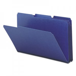Smead 22541 Recycled Folders, One Inch Expansion, 1/3 Top Tab, Legal, Dark Blue, 25/Box SMD22541
