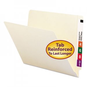 Smead 24110 Straight Cut End Tab Folders, 9 1/2 Inch Front, Letter, Manila, 100/Box SMD24110