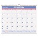 At-A-Glance PM828 Monthly Wall Calendar, 15 x 12, Red/Blue, 2017 AAGPM828