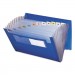 Smead 70876 Expanding File, 12 Pockets, Letter, Blue/Clear SMD70876