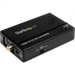 StarTech.com VID2VGATV2 Composite and S-Video to VGA Video Scan Converter