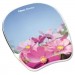 Fellowes 9179001 Gel Mouse Pad w/Wrist Rest, Photo, 9 1/4 x 7 1/3, Pink Flowers FEL9179001