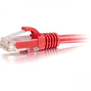 C2G 00420 2 ft Cat5e Snagless UTP Unshielded Network Patch Cable - Red
