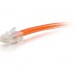 C2G 00579 25 ft Cat5e Non Booted UTP Unshielded Network Patch Cable - Orange