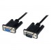 StarTech.com SCNM9FM2MBK 2m Black DB9 RS232 Serial Null Modem Cable F/M