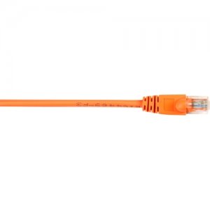 Black Box CAT5EPC-003-OR CAT5e Value Line Patch Cable, Stranded, Orange, 3-ft. (0.9-m)