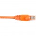 Black Box CAT6PC-003-OR CAT6 Value Line Patch Cable, Stranded, Orange, 3-ft. (0.9-m)