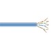 Black Box C6-CM-SLD-BL CAT6 Value Line Solid Bulk Cable, CM, 1000-ft. (304.8-m), Blue