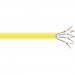 Black Box C6-CM-SLD-YL CAT6 Value Line Solid Bulk Cable, CM, 1000-ft. (304.8-m), Yellow