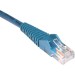 Tripp Lite N001-002-BL 2-ft. Cat5e 350MHz Snagless Molded Cable (RJ45 M/M) - Blue