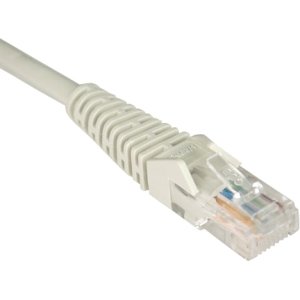 Tripp Lite N001-006-GY 6-ft. Cat5e 350MHz Snagless Molded Cable (RJ45 M/M) - Gray