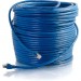 C2G 43124 300 ft Cat6 Snagless Solid Shielded Network Patch Cable - Blue