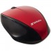 Verbatim 97995 Wireless Multi-Trac Blue LED Optical Mouse - Red