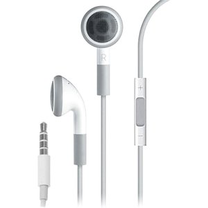 4XEM 4XEARPHONESWH Premium Series Apple Type Earphones With Controller For iPhone/iPod/iPad