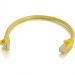 C2G 00956 6in Cat6 Snagless Unshielded (UTP) Network Patch Cable - Yellow