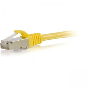 C2G 00875 35ft Cat6 Snagless Shielded (STP) Network Patch Cable - Yellow