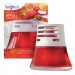 Bright Air 900022 Scented Oil Air Freshener, Macintosh Apple and Cinnamon, Red, 2.5oz BRI900022