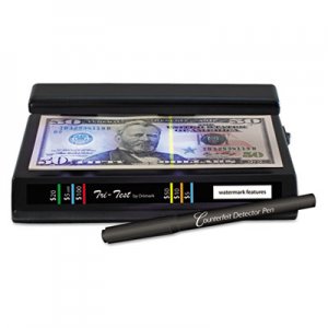 Dri-Mark 351TRI Tri Test Counterfeit Bill Detector, UV with Pen, 7 x 4 x 2 1/2 DRI351TRI