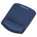 Fellowes 9287301 PlushTouch Mouse Pad with Wrist Rest, Foam, Blue, 7 1/4 x 9-3/8 FEL9287301