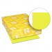 Astrobrights 22791 Astrobrights Colored Card Stock, 65 lb., 8-1/2 x 11, Sunburst Yellow, 250 Sheets WAU22791