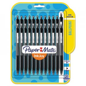 Paper Mate 1945925 InkJoy 300 RT Retractable Ballpoint Pen, 1mm, Black, 24/Pack PAP1945925