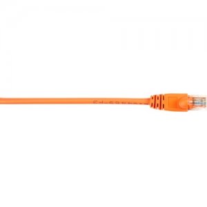 Black Box CAT6PC-002-OR CAT6 Value Line Patch Cable, Stranded, Orange, 2-ft. (0.6-m)