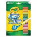 Crayola CYO588106 Washable Super Tips Markers, Assorted, 20/Set 58-8106