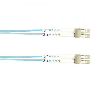 Black Box FO10G-010M-LCLC 10-GbE 50-Micron Multimode Value Line Patch Cable, LC-LC, 10-m (32.8