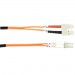 Black Box FO625-002M-SCLC 62.5-Micron Multimode Value Line Patch Cable, SC-LC, 2-m (6.5-ft