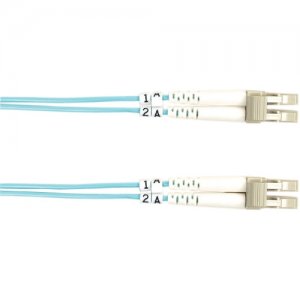 Black Box FO10G-001M-LCLC 10-GbE 50-Micron Multimode Value Line Patch Cable, LC-LC, 1-m (3.2