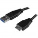StarTech.com USB3AUB3MS 3m (10ft) Slim SuperSpeed USB 3.0 A to Micro B Cable - M/M