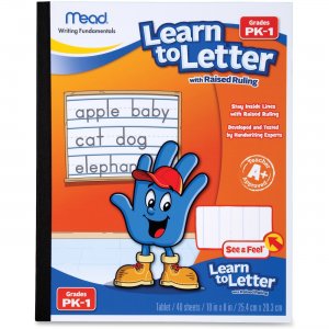 Mead 48122 Learn To Letter Writing Book MEA48122