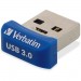 Verbatim 98710 32GB Store 'n' Stay Nano USB 3.0 Flash Drive - Blue VER98710