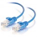 C2G 01074 2ft Cat6 Snagless Unshielded (UTP) Slim Network Patch Cable - Blue