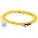 AddOn ADD-ASC-ST-2M9SMF 2m Single-Mode Fiber (SMF) Duplex (APC-SC/PC-ST) ASC/ST OS1 Yellow Patch