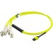 AddOn ADD-MPO-4LC2M5OM4 Fiber Optic Duplex Network Cable
