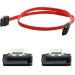 AddOn SATAFLEX18-5PK 45.72cm (18.00in) SATA Male to Male Flexible Red Cable
