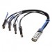 Netpatibles QSFP-4SFP10G-CU1M-NP QSFP+/SFP+ Network Cable