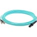 AddOn ADD-LC-MTRJ-1M5OM3 1m Multi-Mode fiber (MMF) Duplex LC/MTRJ OM3 Aqua Patch Cable