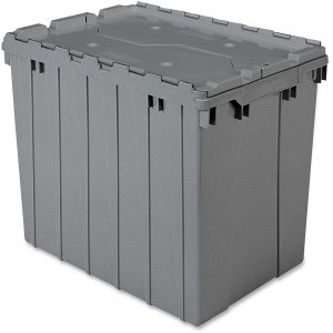Akro-Mils 39170GREY Attached Lid Container AKM39170GREY