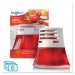 Bright Air 900022CT Scented Oil Air Freshener, Macintosh Apple and Cinnamon, Red, 2.5oz, 6/Carton BRI900022CT