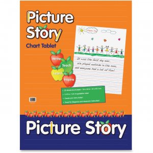 Pacon MMK07430 Ruled Picture Story Chart Tablet PACMMK07430