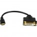 StarTech.com HDCDVIMF8IN Mini HDMI to DVI-D Adapter M/F - 8in