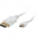 Comprehensive MDP-DISP-15ST Mini DisplayPort Male to DisplayPort Male Cable 15ft