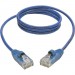 Tripp Lite N001-S03-BL Cat5e 350 MHz Snagless Molded Slim UTP Patch Cable (RJ45 M/M), Blue, 3ft