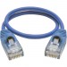 Tripp Lite N001-S01-BL Cat5e 350 MHz Snagless Molded Slim UTP Patch Cable (RJ45 M/M), Blue, 1ft