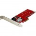 StarTech.com PEXM2SAT3422 2x M.2 NGFF SSD RAID Controller Card Plus 2x SATA III Ports - PCIe