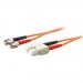 AddOn ADD-ST-SC-1M6MMF 1m Multi-Mode Fiber (MMF) Duplex ST/SC OM1 Orange Patch Cable